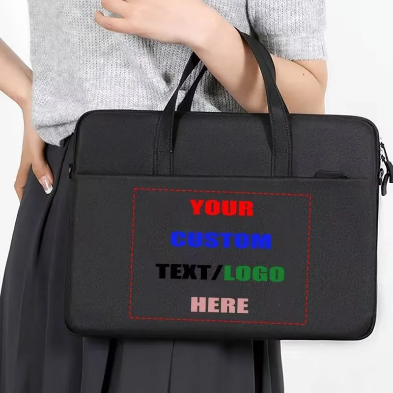 Custom Picture Lightweight Laptop Bag, Detachable And Adjustable Shoulder Straps Suitable for Daily Travel, Work Commuting