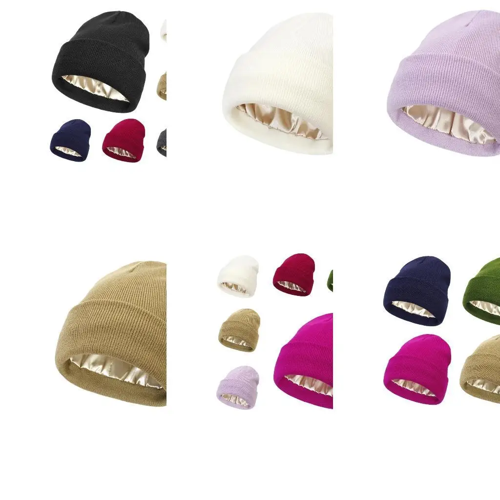 

39BB Thicken Ear Protect Beanie Adult Casual Hat Winter Warmer Knitted Hat Cold Winter Presents for Students Teenagers