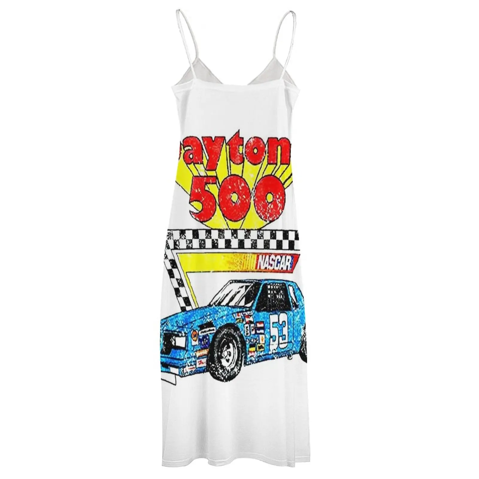 Daytona เสื้อ500วินเทจเสื้อยืดลายกราฟฟิกแขนกุดชุดเดรสวันเกิด