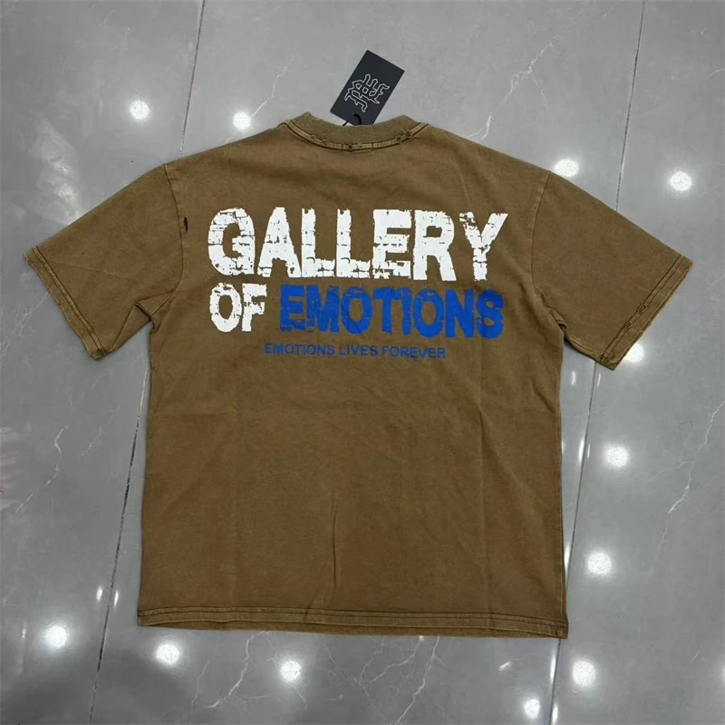New MIXED-EMOTION Rhinestone Printed Pattern 100% Cotton Men Women T-Shirt Loose Casual Shining Diamond Tees Top
