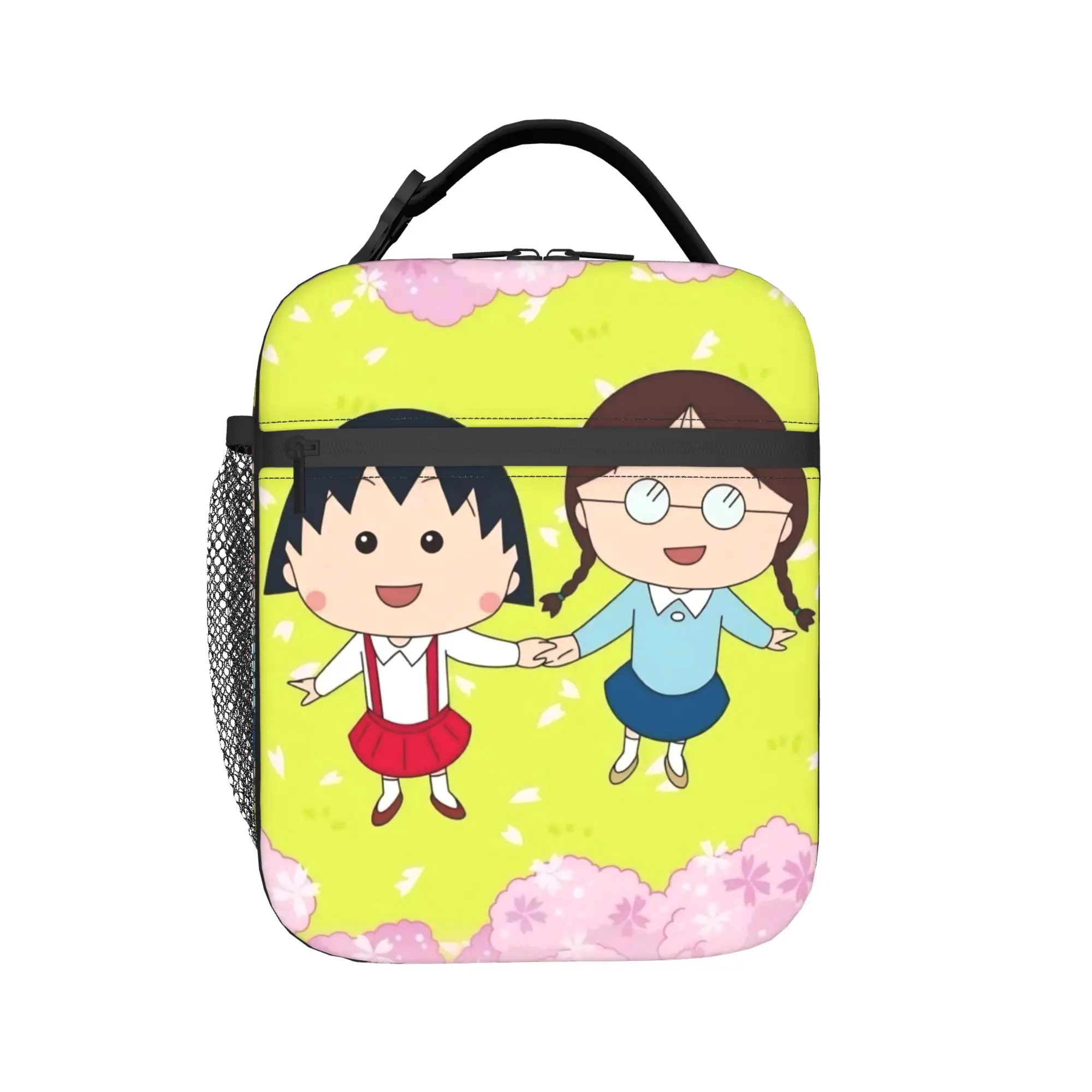 Marukos Sakura Spring Friendship Insulated Lunch Bags Thermal Bag Reusable,Lunch Container  Leakproof Tote Lunch Box Food Bag