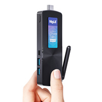 MeLE PCG02 Fanless Mini PC Stick N100 8GB LPDDR4 128GB Micro Desktop Computer with Full Function USB-C, 2.4G/5.0G WiFi, 4K HDMI