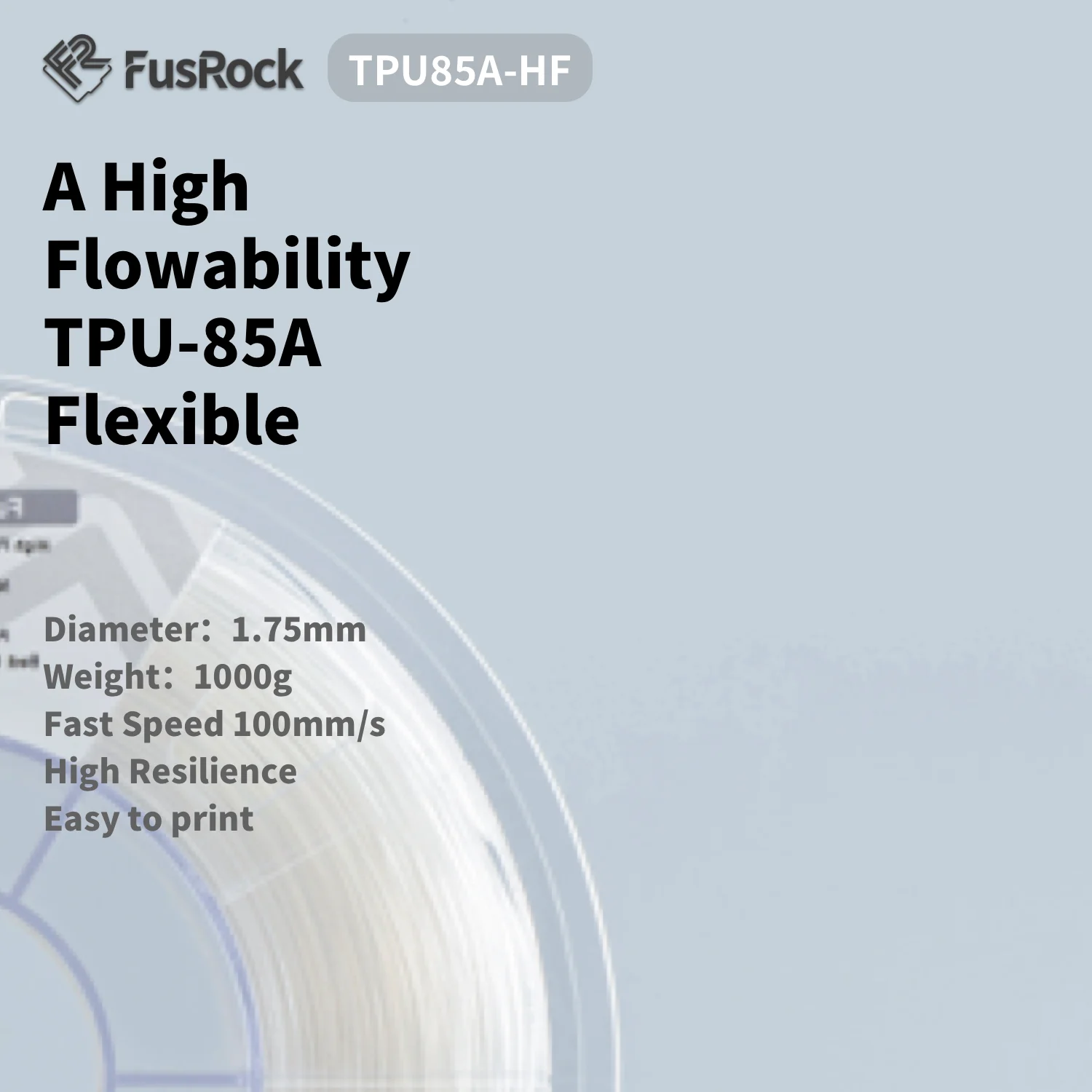 Imagem -03 - Filamento de Impressora 3d Flexível Impressoras 3d Fdm Alta Resiliência Calçado Fácil de Imprimir Tpu 85a 175 mm