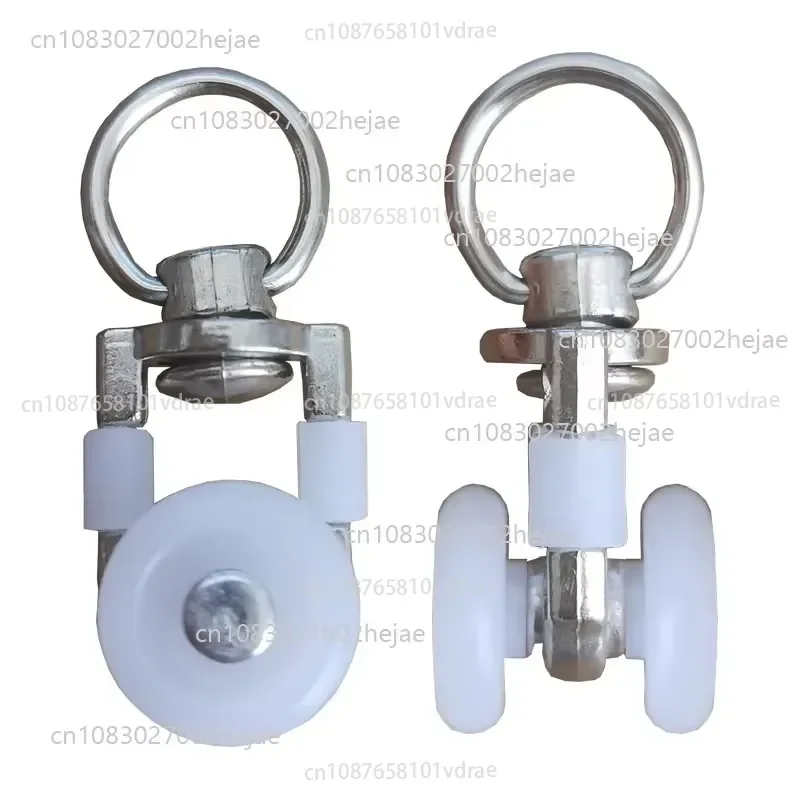 Galvanized Alloy Curtain Rail Pulleys, Runners for Curtain Tracks, Heavy-Duty