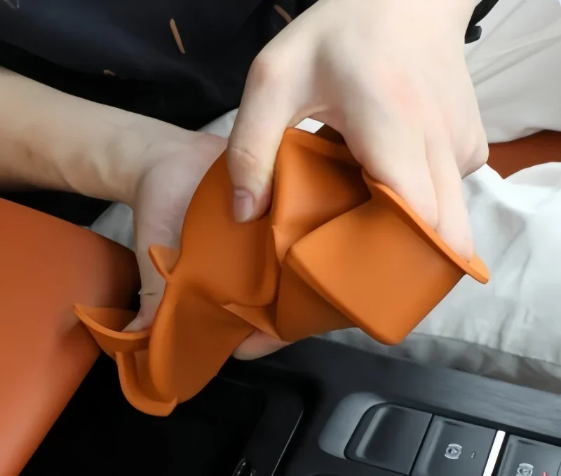 Car Central Control Push-pull Box Silicone Pad Fit for Haval H9 2024-2025 Modified Car Armrest Box Push-pull Box Protective Pad