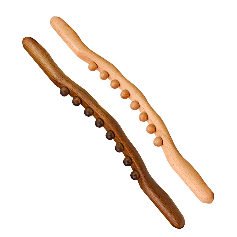 Rolling Pin Universal Back Needle Massage Tendons Beech Wood Scraping Stick Point Treatment Guasha Relax Therapy Tool