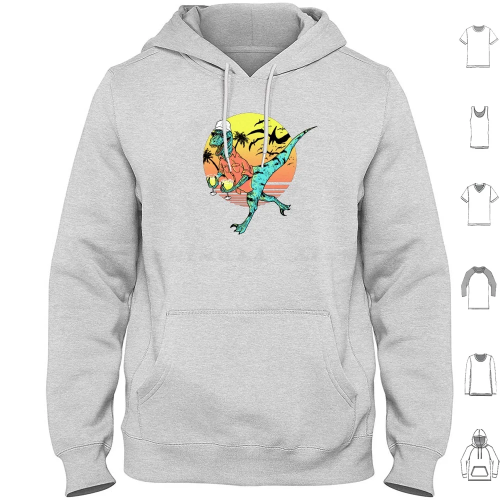 Hold On To Your Margaritas Hoodies Long Sleeve Margarita Dino Dinosaur Velociraptor Raptor Drink Run Pteranodon Meme