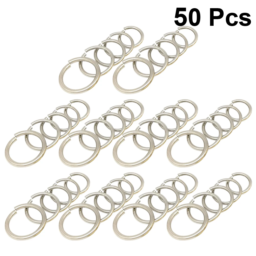 

50Pcs Stainless Steel O Rings Multi-Function Jewelry Connecting Circles DIY Earrings Bracelets Necklace Supplies