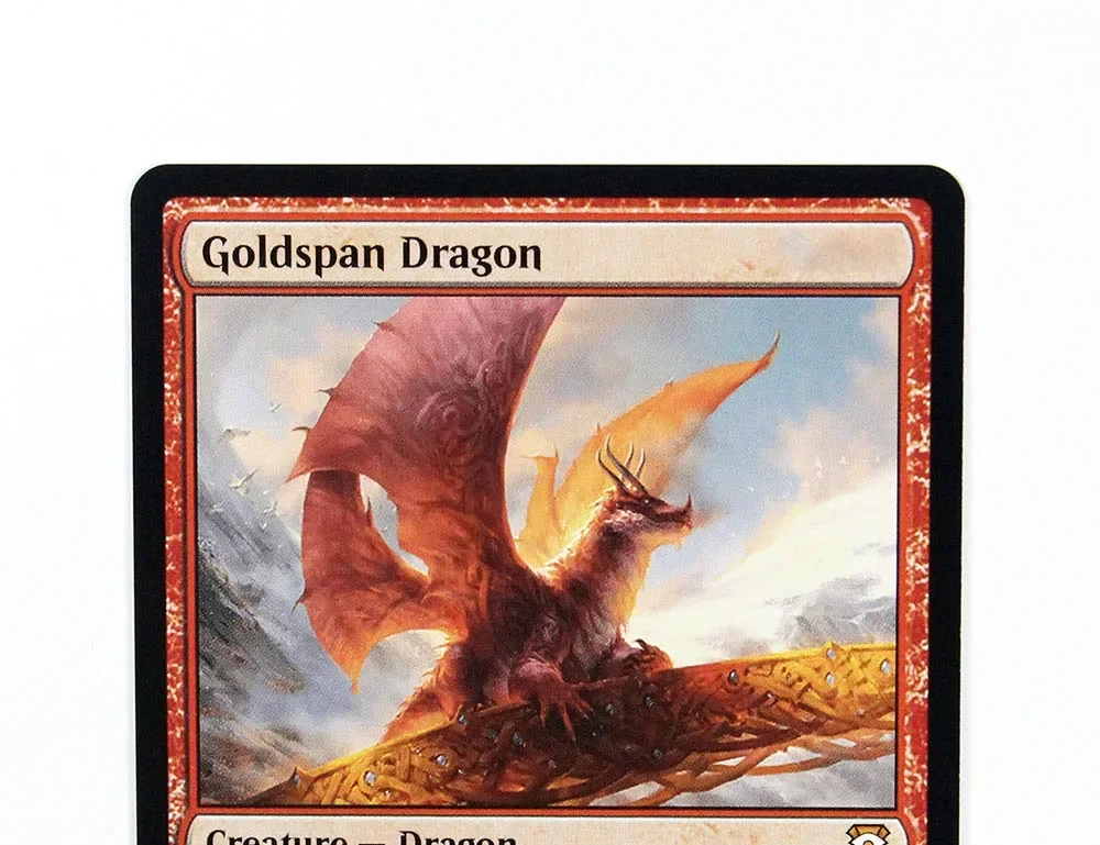 (Goldspan Dragon) احباط/هولو TCG ماجيكال بروكسي أسود عالي الجودة أوراق اللعب لوحة تجميع أرواق تداول الألعاب #2