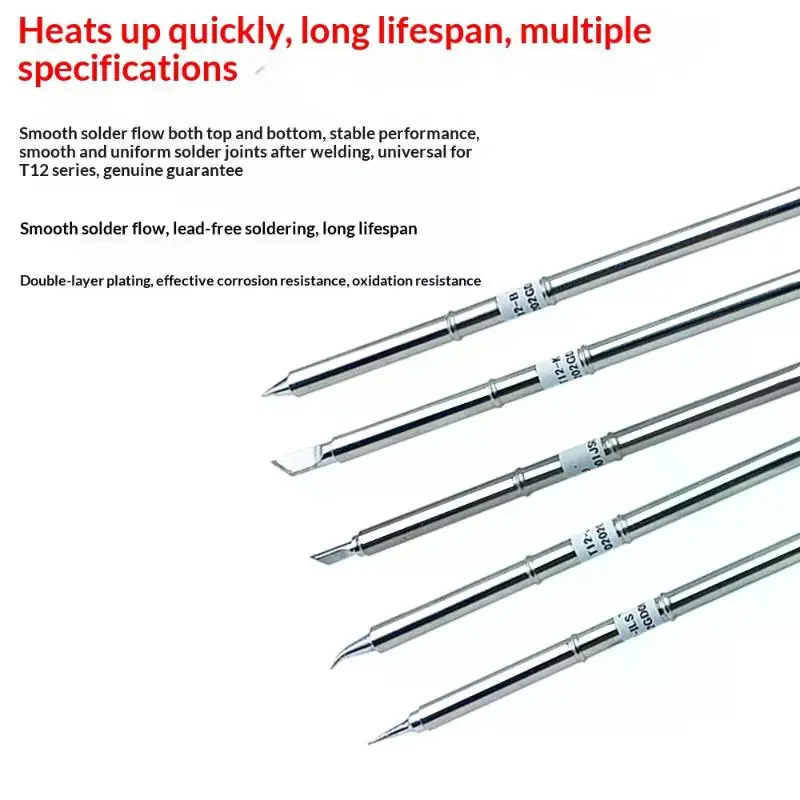 T12 I ILS J02 JL02 K KU Soldering Iron Tips For Hakko Fx951 DIY T12 Electric Soldering Iron Soldering Station Welding Tools