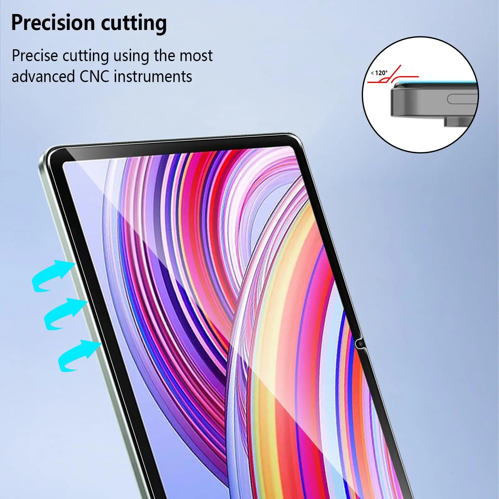 Protector de pantalla para Xiaomi Redmi Pad Pro, cristal templado resistente a los arañazos, HD, anticaída, 2024 pulgadas, 12,1 pulgadas