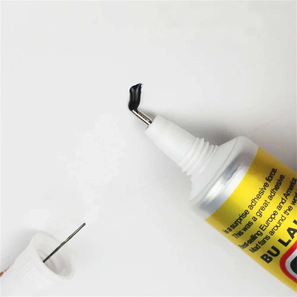 T7000 15ml Multipurpose Adhesive Rhinestone DIY Phone Screen Frame Epoxy Resin Sealant Super Black Liquid Glue T-7000 Nail Gel