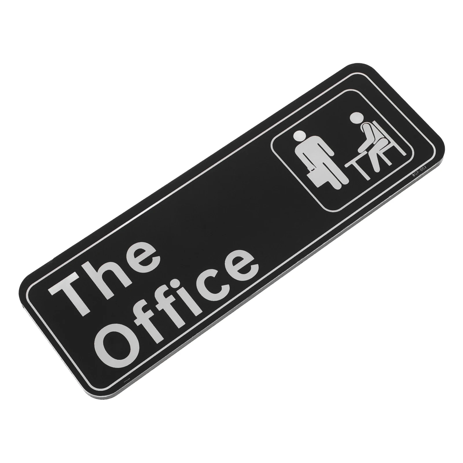 

Acrylic Sign Office Door Signs Black Simple Style Easy Installation Smooth Edge Informative Decor Pcs Wall Mount Nameplate
