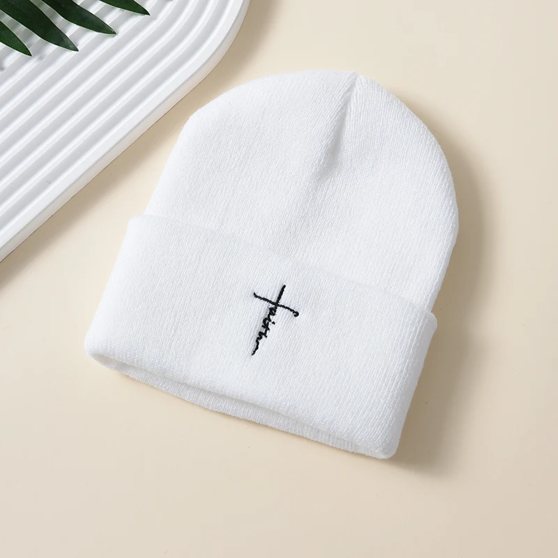 Christian Yeshua Jesus Skullies Beanies Caps Unisex Winter Warm Knitted Hat Christian Yeshua Jesus Bonnet Hats Outdoor Ski Cap