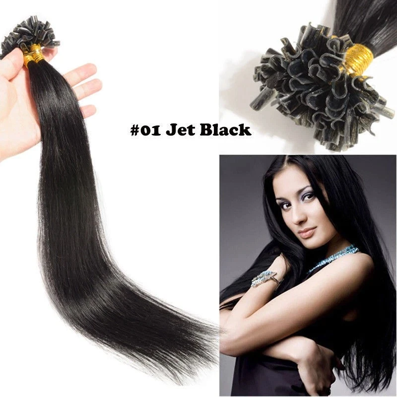 human-hair-u-tip-hair-extensions-16inch-50-strands-hair-weft-wholesale-dropship-color-1b-4