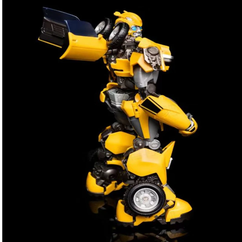 16cm 장난감 재고 있음 트랜스포머 AMK PRO 범블비 가동식 조립 로봇 모델 수집가용 피규어 선물