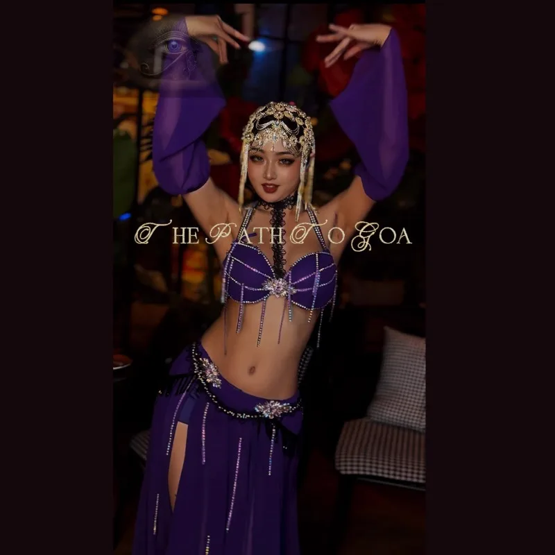 ที่กําหนดเอง Belly Dance เครื่องแต่งกาย High-end PLUS ขนาดเครื่องแต่งกายเซ็กซี่ Class ชุด Echarpe De Hanche อินเดียเสื้อผ้าผู้หญิง