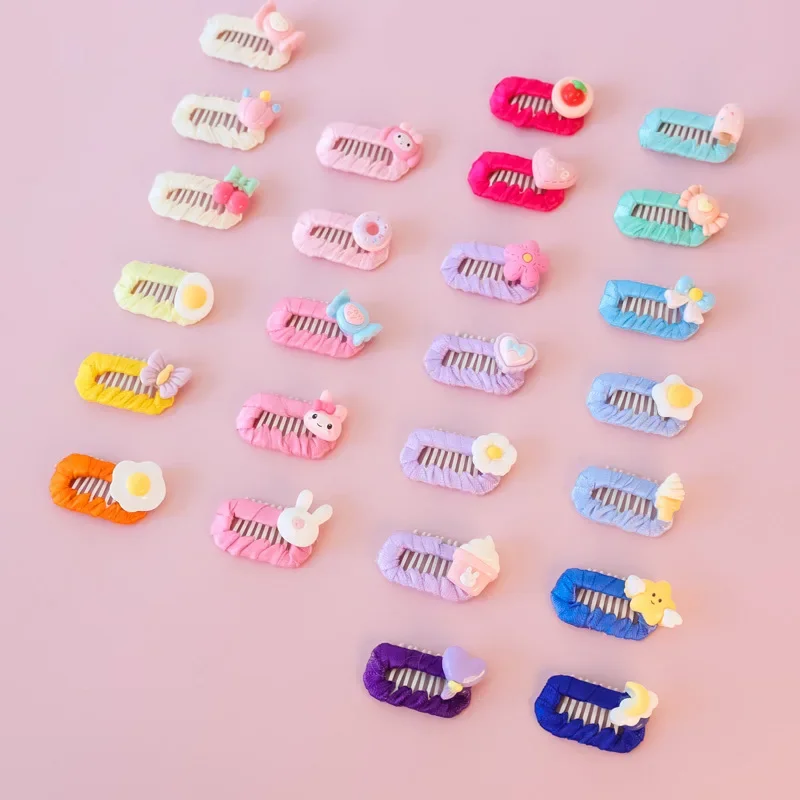 Dog Hair Clips Cartoon Puppy Bb Hairpin Multicolor Pet Items Hair Comb Supplies Dog Hair Accessories