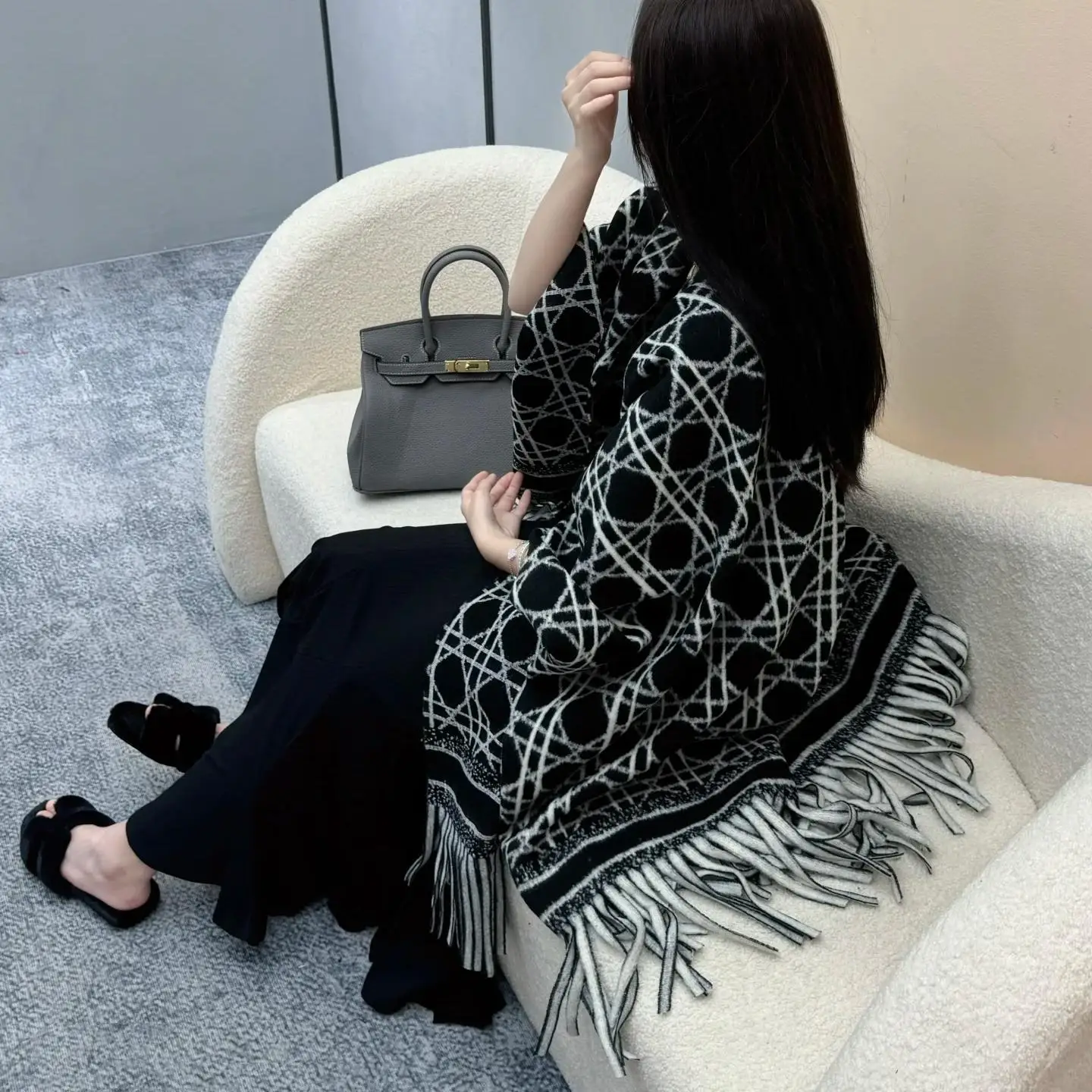 

Lemon Women's Large Scarf Gentle Filter System Big Shawl Warmth Long Rectangle Winter Fashion Accessories Humorously Charmingly