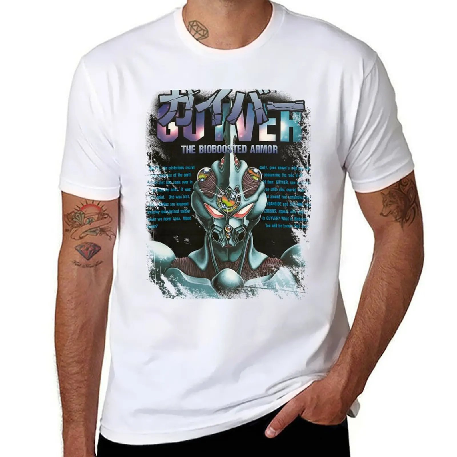 The Guyver Movie T-Shirt men t shirt cotton 100% t shirts for man graphic vintage T-Shirt