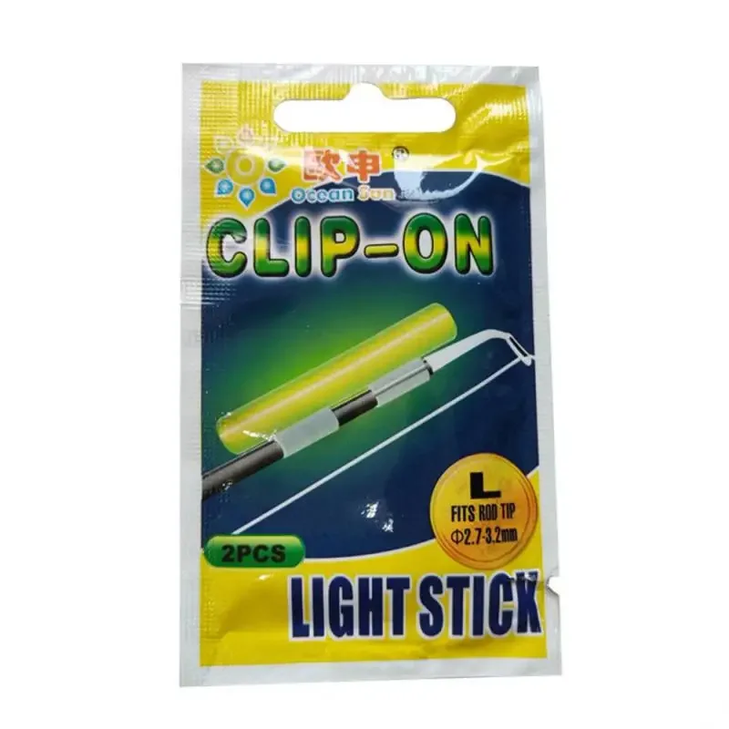 2024 novos varas de brilho de pesca para vara de pesca vara de pesca ponta luz fluorescente varas de luz para acessórios de pesca noturna