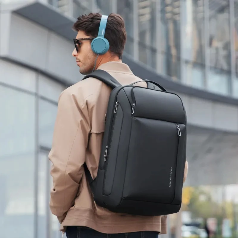 Mark Ryden Travel Backpack Men's Shoulder Laptop Bag Multifunctional Large Capacity Business Backpack with USB Charging Port