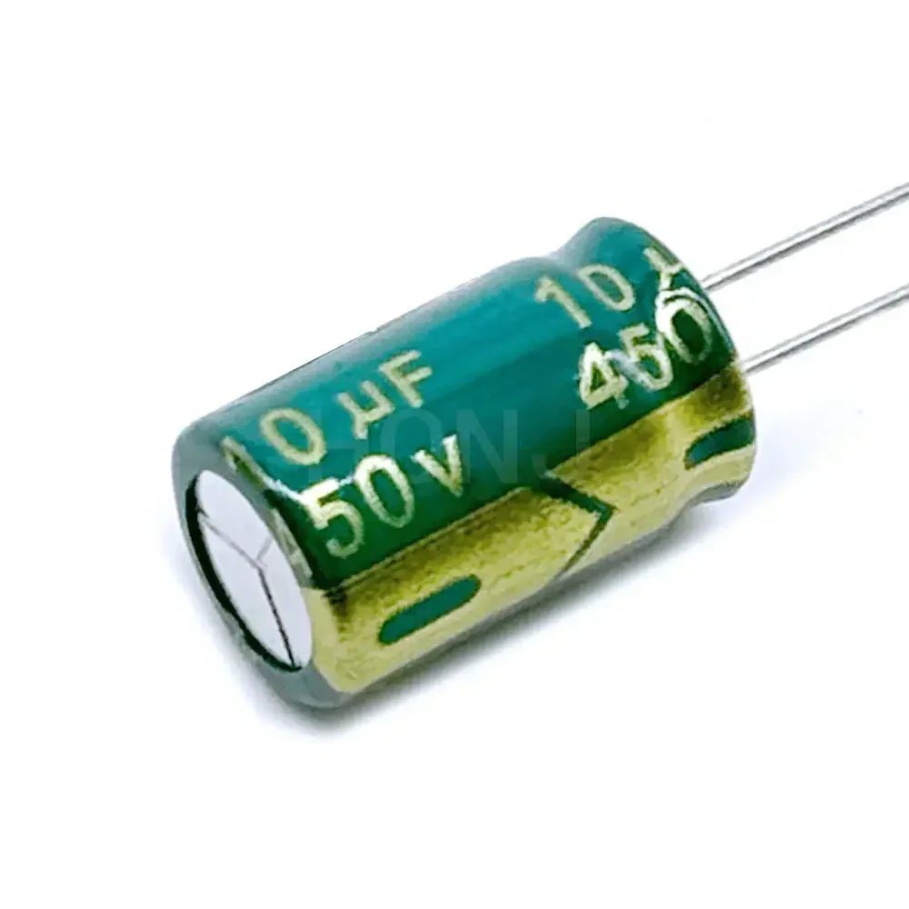 10uF 450V Aluminum Electrolytic Capacitor 10x17mm Low ESR High Frequency 450WV 10MFD 450VDC 450V10uF 10uF450V ±20%