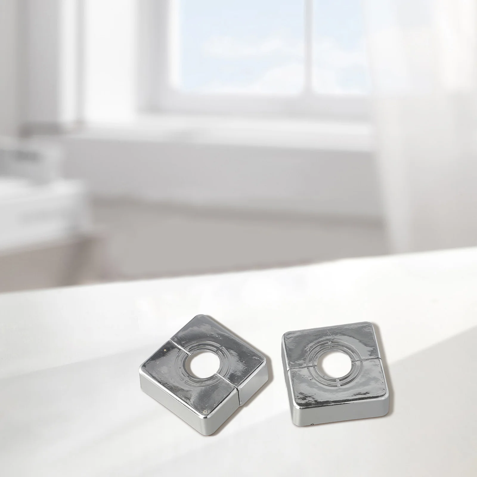 Bathroom Accessories Corner Valve Cover Protects Pipes From Dust Versatile Use Wide Compatibility Conceal Unsightly Pipes