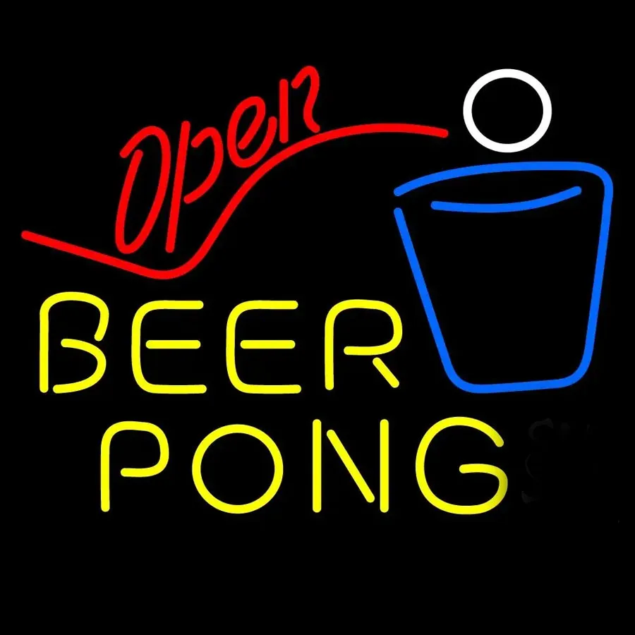 

Neon Sign Light 10 Kv For Beer Pong Open Bar Iconic Sign Neon Acrylic Room Pub Decor Aesthetic Neon Light Wall Lamps Man Cave