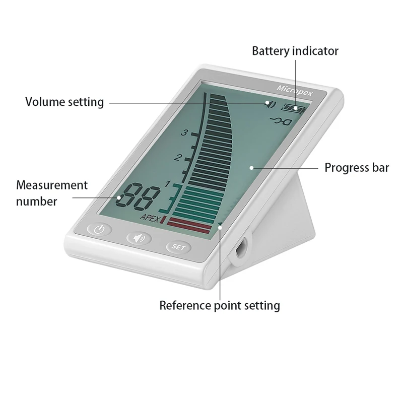 Mini Apex Locator Dental Root Canal Therapy instrument Battery Style Dental Endodontic Therapeutic Equipment for Clinic