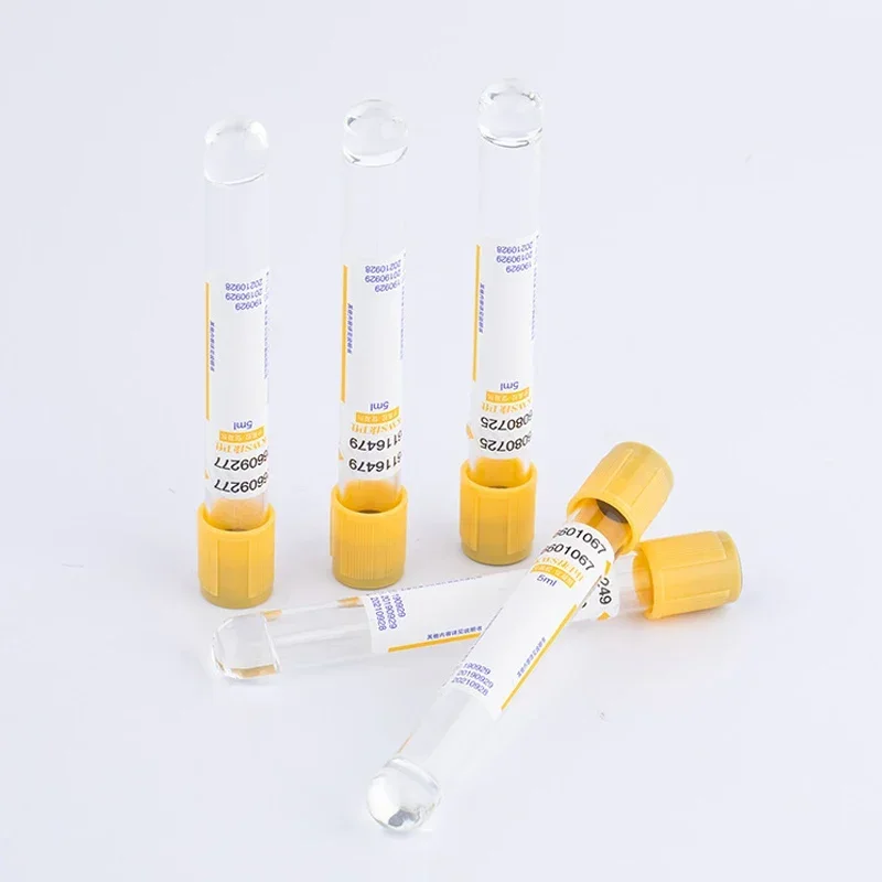 10pcs Disposable Vacuum Blood Collection Tube with Separation Gel/Coagulant Lab Medical Blood Collecting Tube