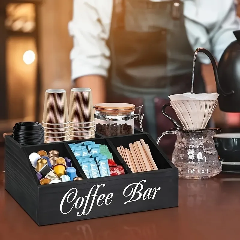 Wooden Coffee Storage Box 6