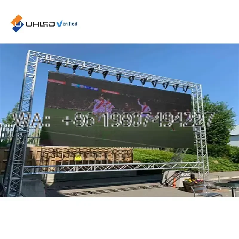 for High Resolution P3.9 Outdoor LED Display Screen Waterproof 500x500 Video Wall for Concerts and Stage Rentals