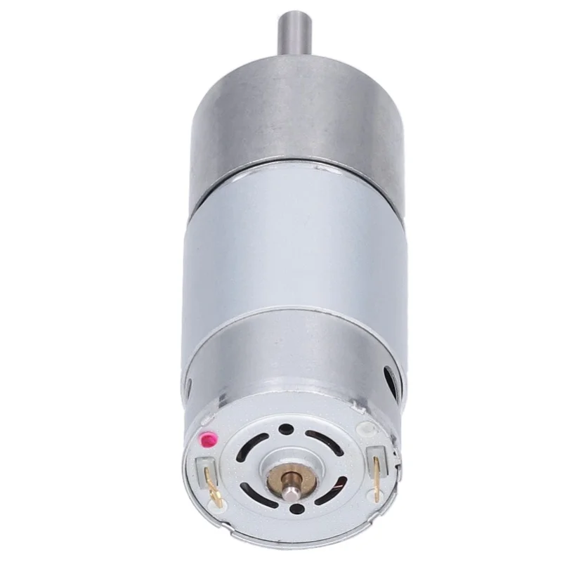 Gear Motor Aluminum Alloy High Torsion Speed Reduction Transmission Accessories JGB37-550 12V 100PRM