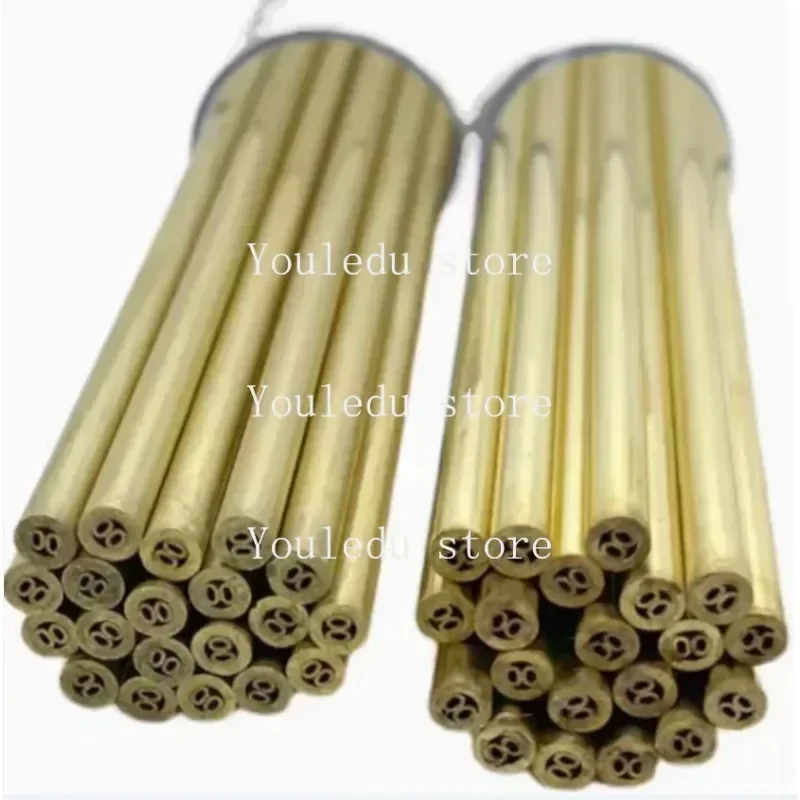 Multi Hole Brass Copper Tube 400mm EDM Drilling Machine Wire Cutting Accessories Slow Running Electrode Consumables Piercing