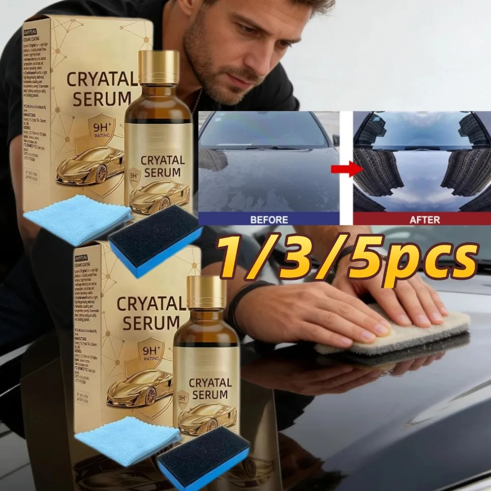 

50 ML PTZ Crystal Serum Advanced Graphene Ceramic Coating Cars Shine Protection Nano Coat Agent Restore Paint Glass Wheel Coat