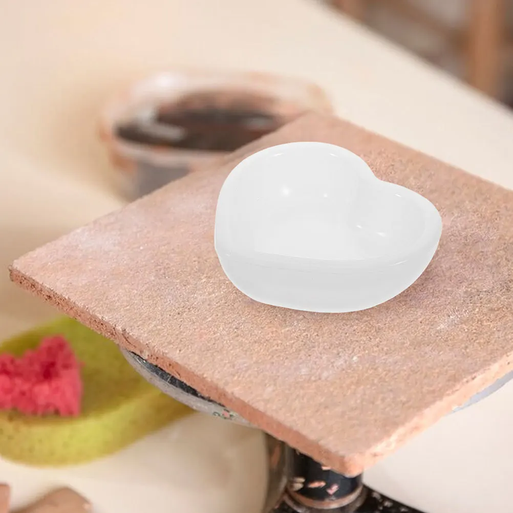 2Pcs Heart Shape Jewelry Tray Silicone Mold Durable Flexible Mold for Resin Craft Storage Dish DIY Bowls Heart Resin Molds
