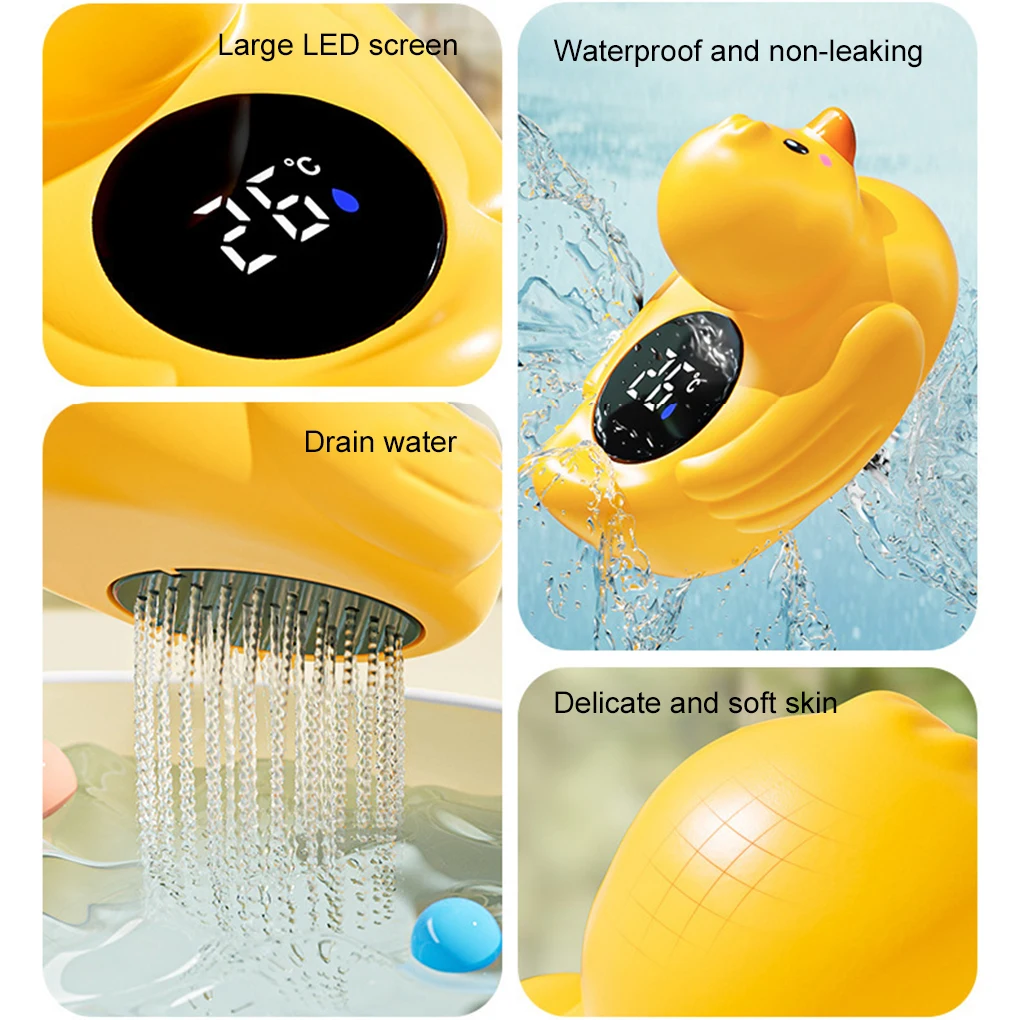 ABS Accurate Water Temperature Thermometer For Comfortable Baths Intelligent Electronic Temperature