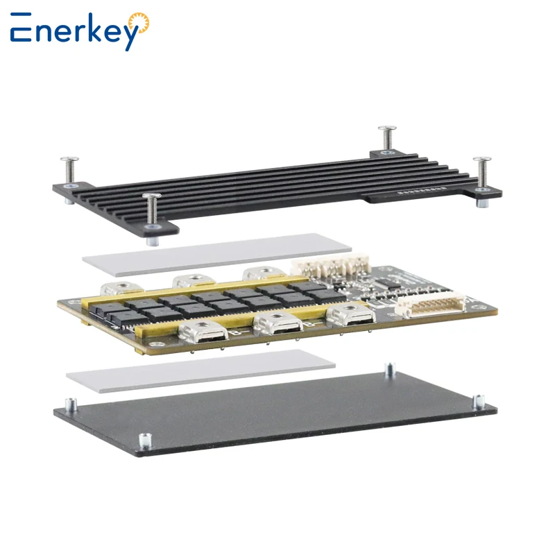 Enerkey 3S 4S 5S 6S 7S 8S 200A BMS Peak 600A 11,1 В 14,8 В 18,5 В 22,2 В 24 В Lto/SIB/Lifepo4/Плата защиты литий-ионного аккумулятора