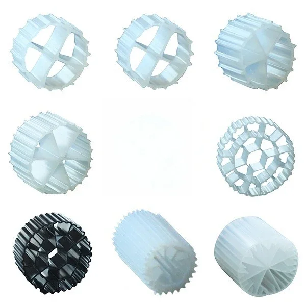 Biological filler MBBR fluidized bed filler filtration biochemical tank membrane filter material view 3