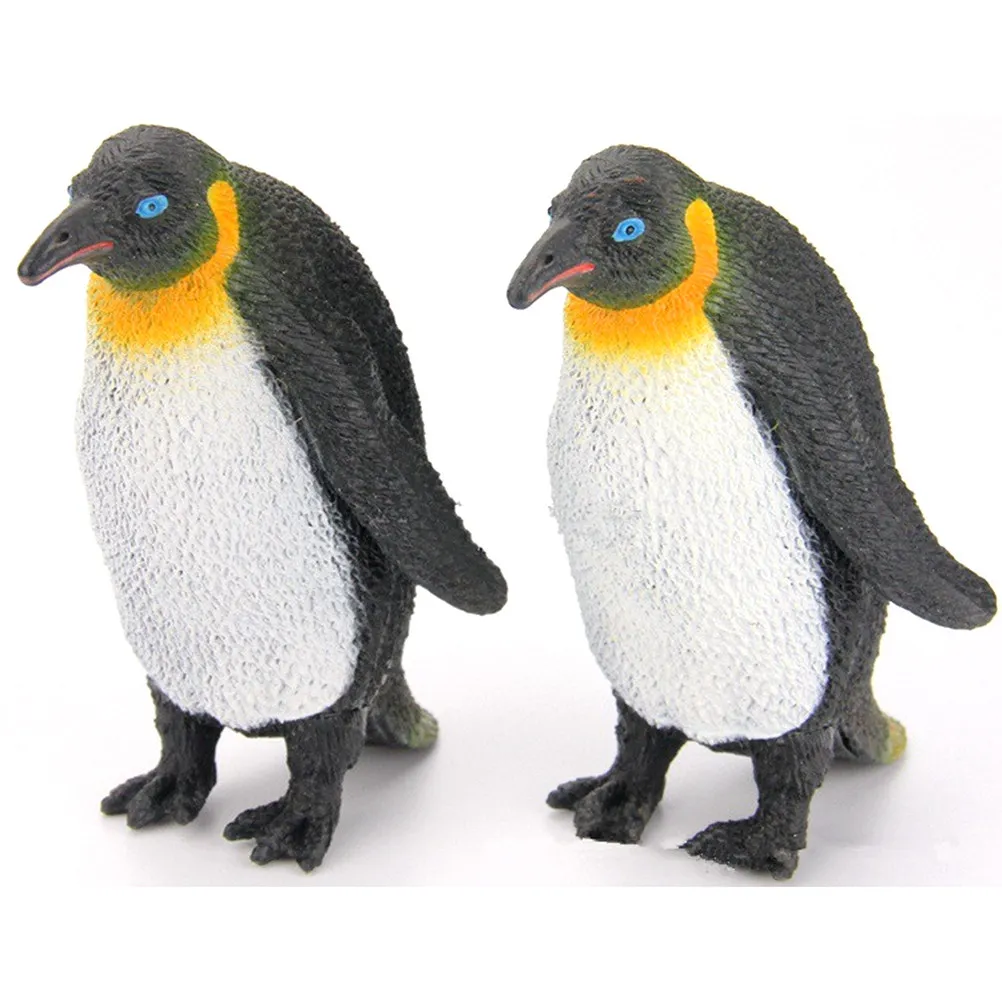 

5Pcs PVC Penguin Animal Figures Kids Ocean Theme Classroom Decor Educational Activity Set