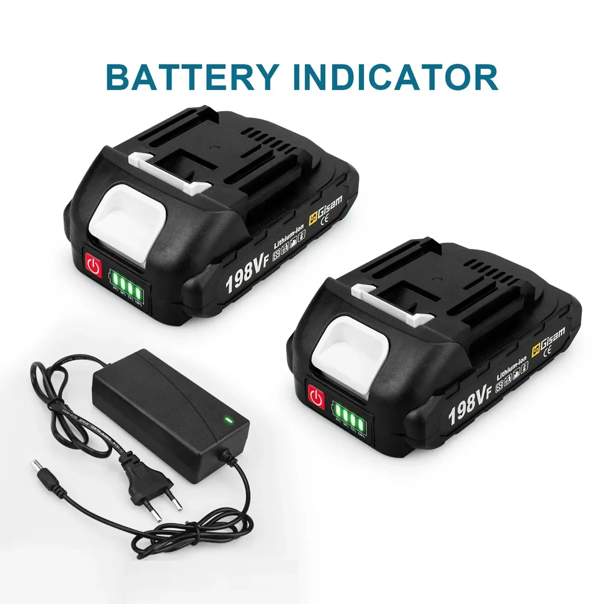 

18V Rechargeable 7500mAh Lithium Ion Battery With Battery indicator For Makita Electric Power Tools Battery