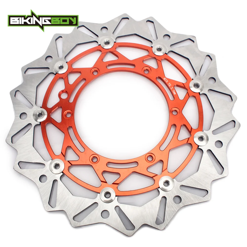 BIKINGBOY For 125-540 250 300 350 450 500 EXC SXF SX MX MXC GS SXS LC4 Supermoto 620 640 660 SMC 320mm Front Brake Disc Rotor