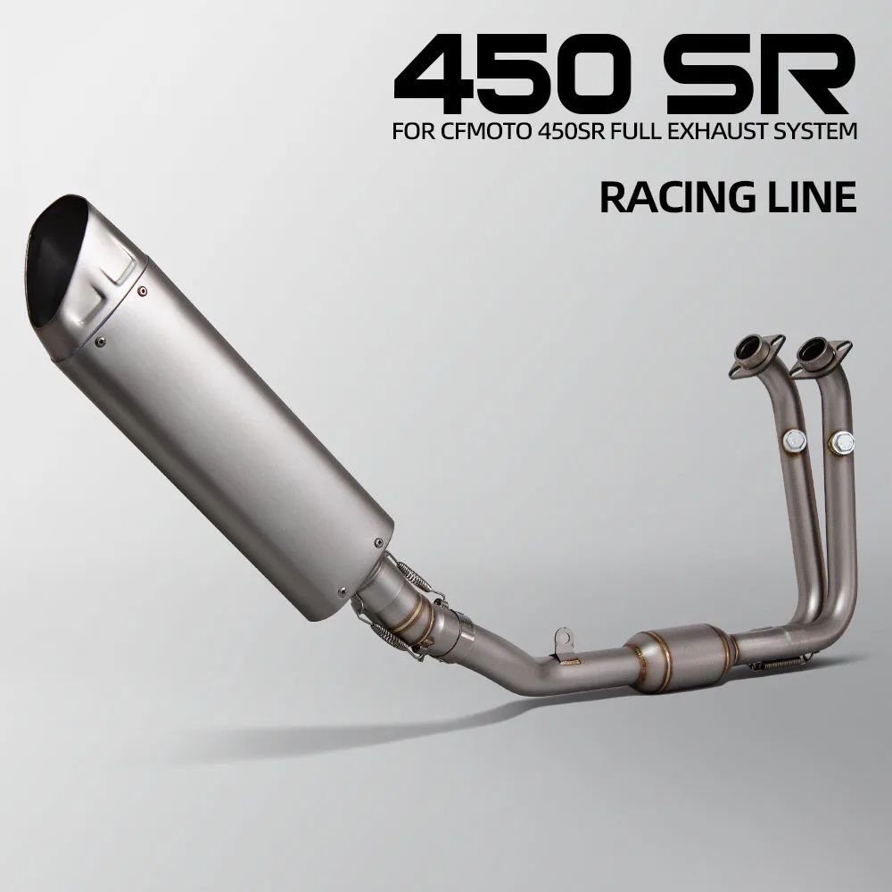 450NK exhaust manifold For CF MOTO 450SR 450SS 450NK 450 SR SS NK 2022-2026 Motorcycle Exhaust System moto muffler accessories