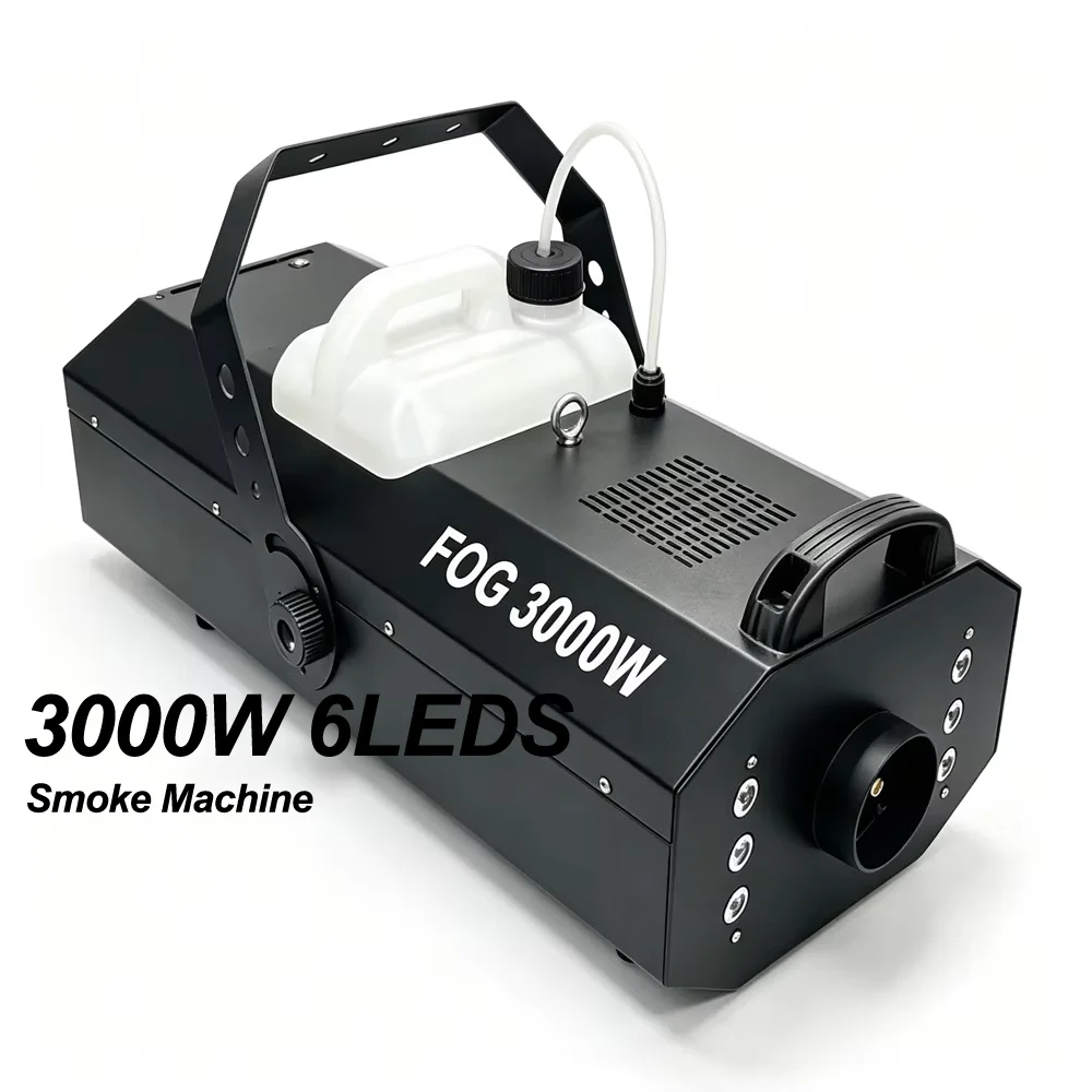 Fog Machine High Power 3000W Wireless Remote Control 20m Spray Range Smoke Machine Stage Decoration for Wedding Christmas Party