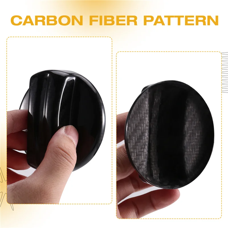 

A99F-Carbon Fiber Trim Sticker For Car Fuel Tank Cap Fuel Tank Inner Cover For BMW Car Accessories