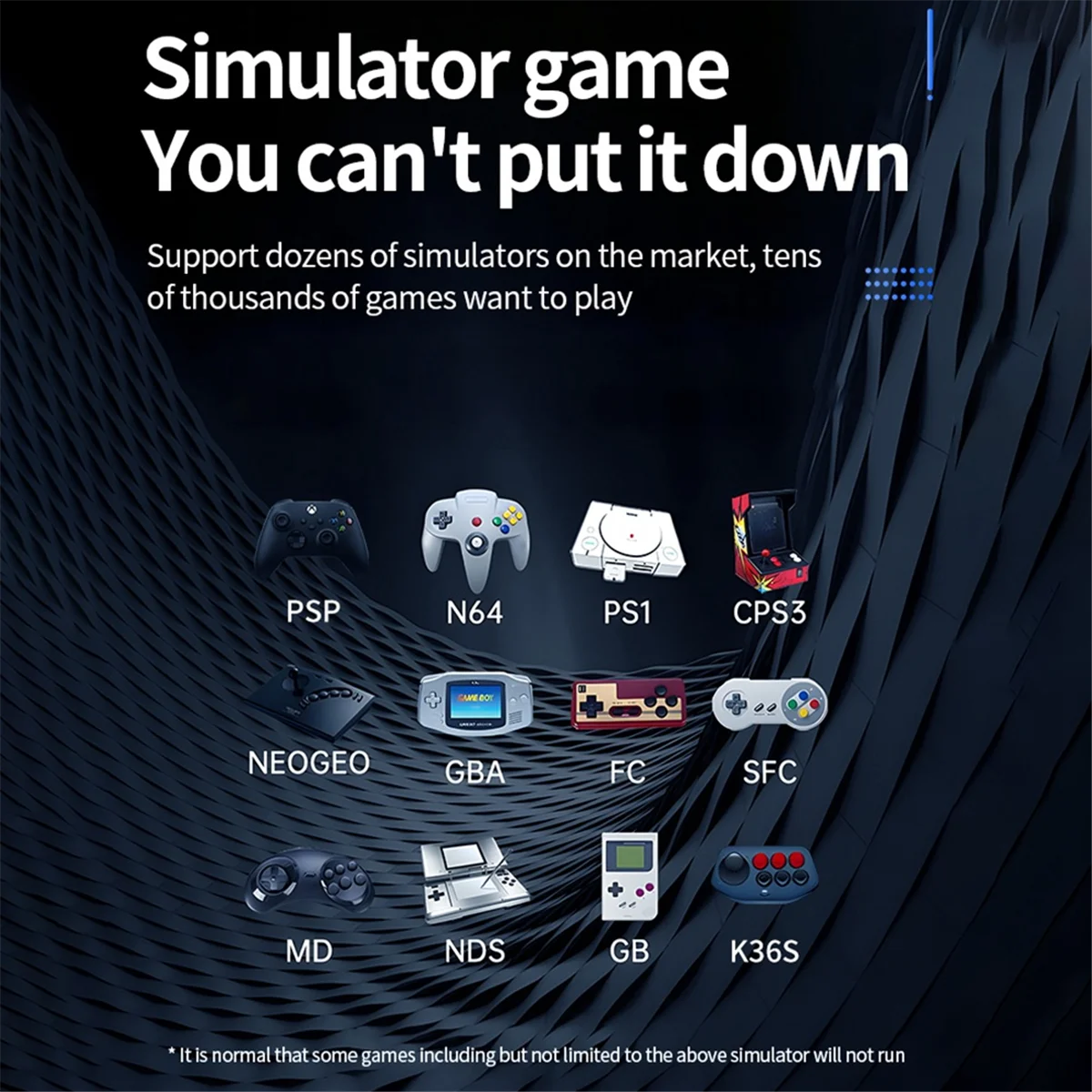 New K36S Retro Handheld Video Game Console 64GB 15000+ Games 3D Joystick Linux WiFi Game Player Up to 20+Emulator C