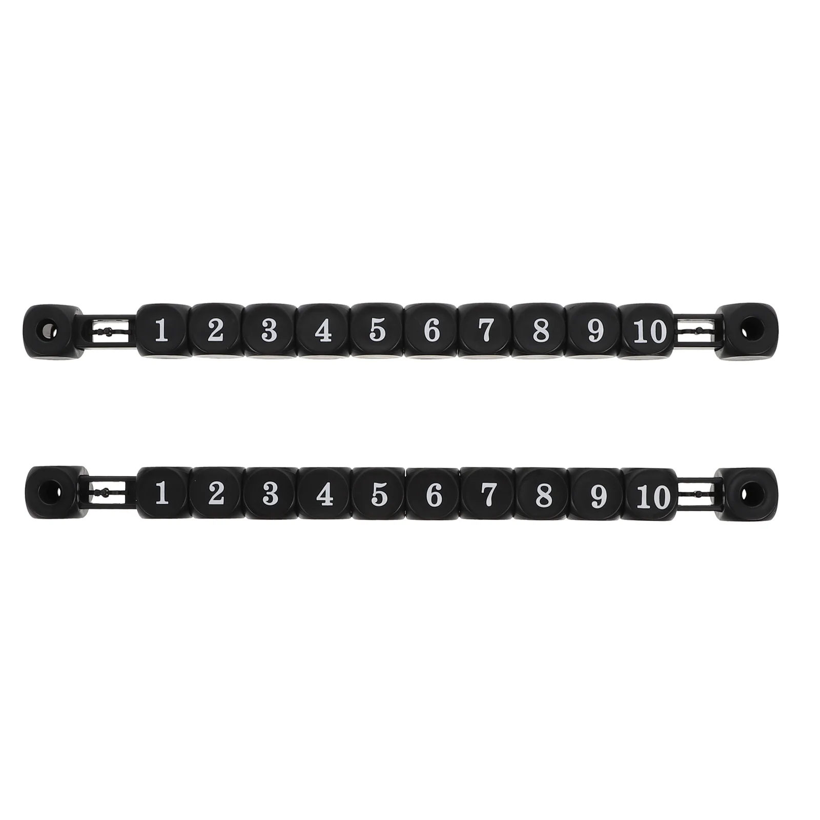 

2Pcs Black Plastic Scoring Counters Heavy Duty Football Score Indicators for Soccer Table Game Replacement Smooth Operation