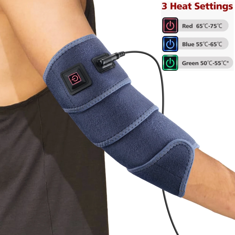 

3 Levels Heating Belt Electric Pads Infrared Heated Therapy Hot Compression Pain Relieve For Wrist Elbow Ankle Leg Support Brace