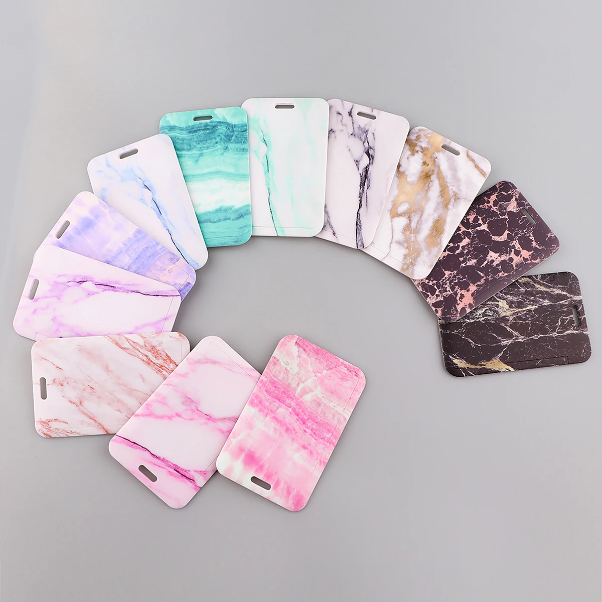 Marble Printing Lanyard Badge Holder ID Card Lanyards Phone Rope Key Lanyard Neck Straps Keychain Key Ring Decoration